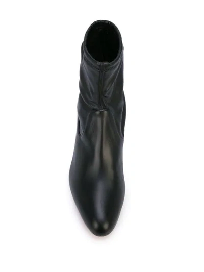 Shop Marion Parke Tatum Stretch Boots In Black