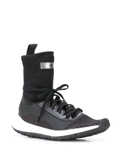 Shop Adidas By Stella Mccartney Ultraboost Hd Sneakers In Black