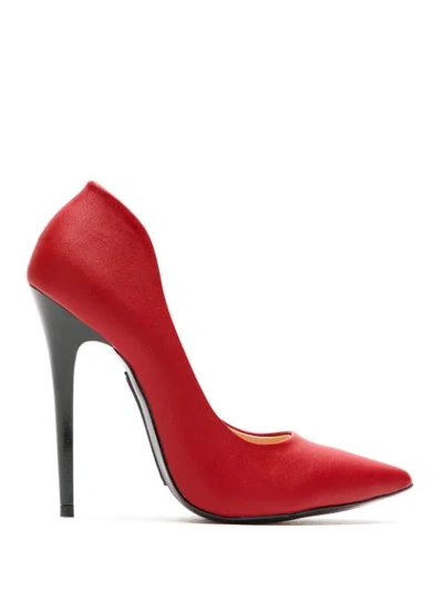 Shop À La Garçonne Just Impossible + Vera Roloff Pumps In Red