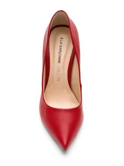 Shop À La Garçonne Just Impossible + Vera Roloff Pumps In Red