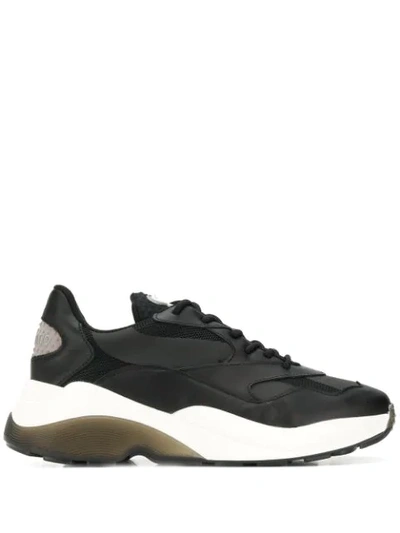 Shop Axel Arigato Tri-sole Chunky Sneakers In Black