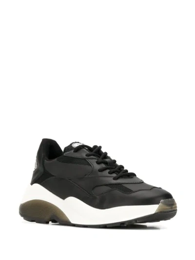 Shop Axel Arigato Tri-sole Chunky Sneakers In Black