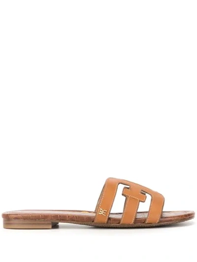 Shop Sam Edelman Bay Slide Sandals In Brown