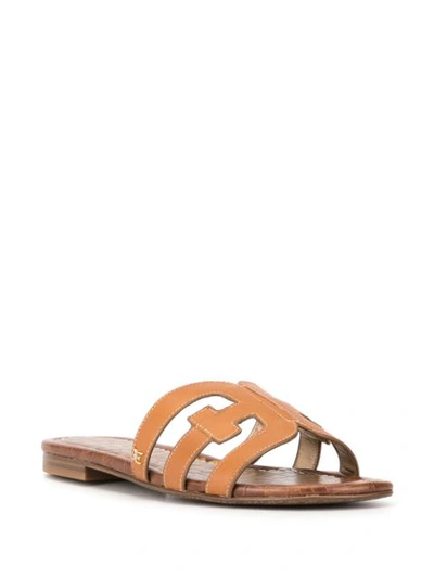 Shop Sam Edelman Bay Slide Sandals In Brown
