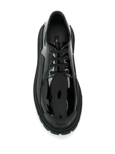 Shop Dolce & Gabbana Trekking Derby Shoes In Black