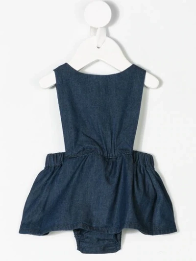 Shop Knot Hygge House Denim Pinafore In Blue