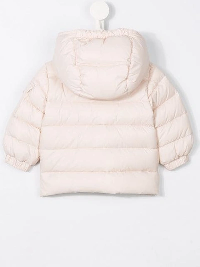 Shop Moncler 'jules' Padded Coat In Pink