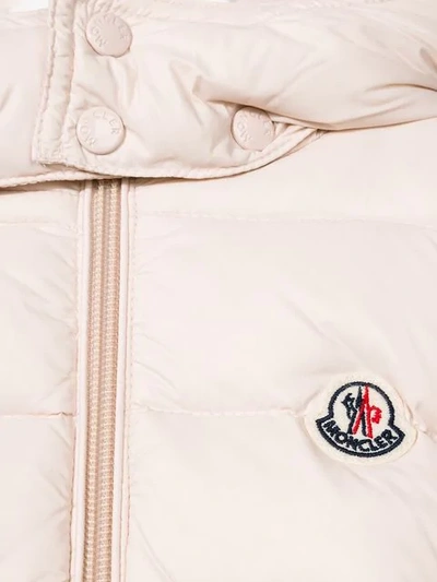 Shop Moncler 'jules' Padded Coat In Pink