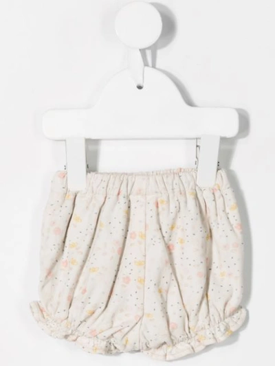 Shop Knot Flora Bloomer Shorts In White