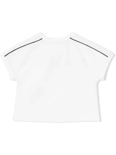 Shop Burberry Logo T-shirt In White