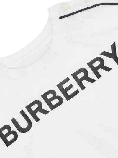 Shop Burberry Logo T-shirt In White