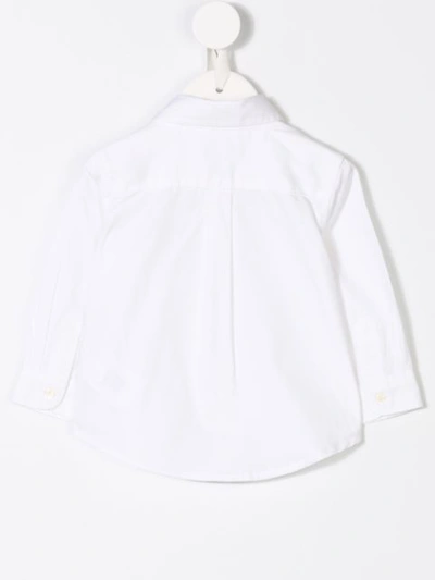 Shop Ralph Lauren Button-down Shirt In White