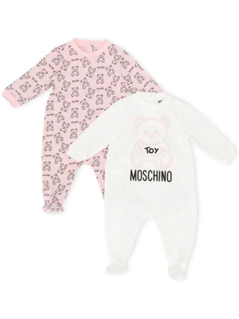 teddy bear print pajamas