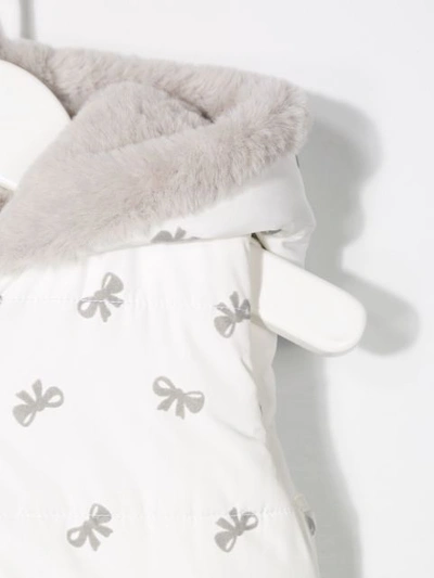 Shop Lapin House Hooded Gilet In White