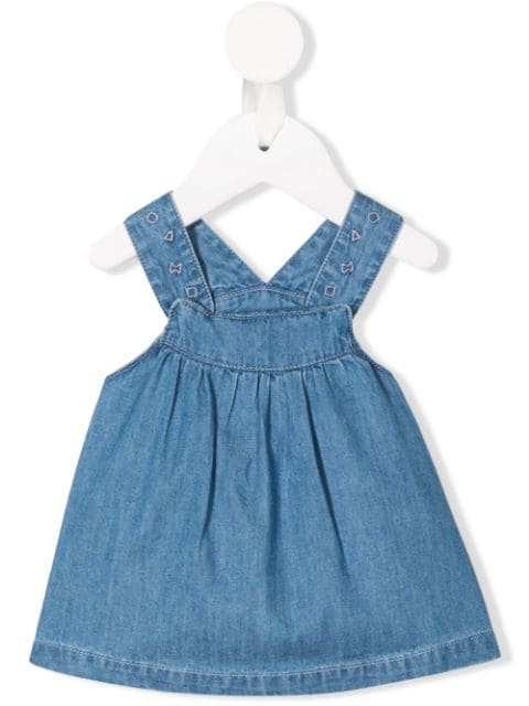 baby denim pinafore dress