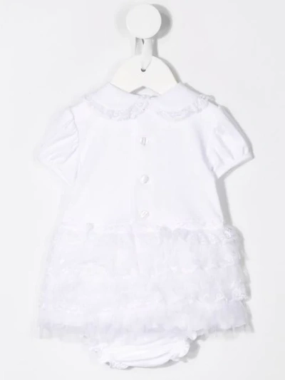 Shop Aletta Peter Pan Collar Dress In White