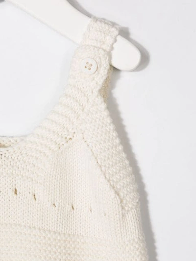 Shop Stella Mccartney Bunny Knit Shortie In White