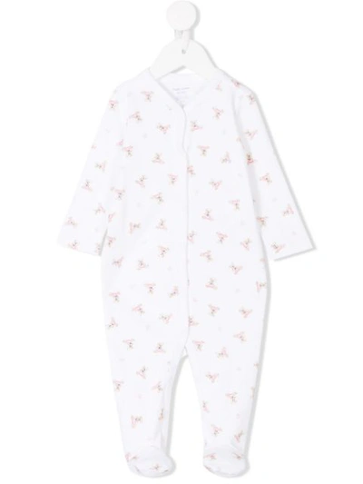 Shop Ralph Lauren Bear Print Babygrow In White