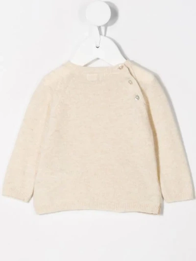 Shop Knot Abigale The Cat Sweater In Neutrals
