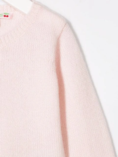 Shop Bonpoint Button-up Cashmere Cardigan In Pink