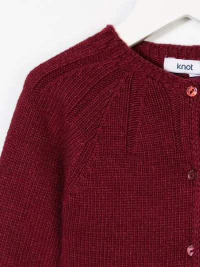 Shop Knot Stockholm Cardigan In Red