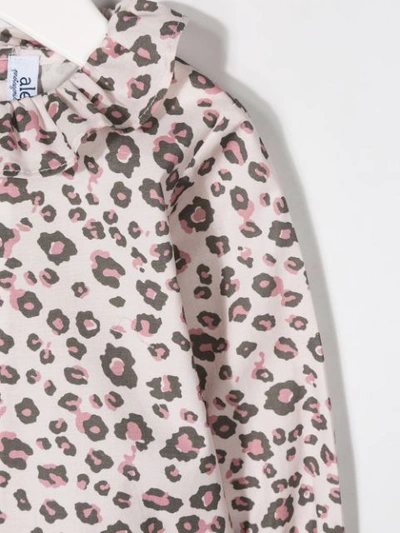 Aletta Leopard-print Blouse In Grey