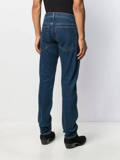 Shop Helmut Lang Straight-leg Jeans In Blue