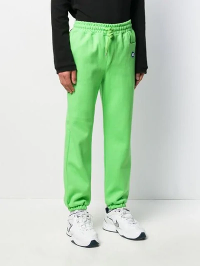 Shop Ader Error Logo Patch Track Trousers In Green