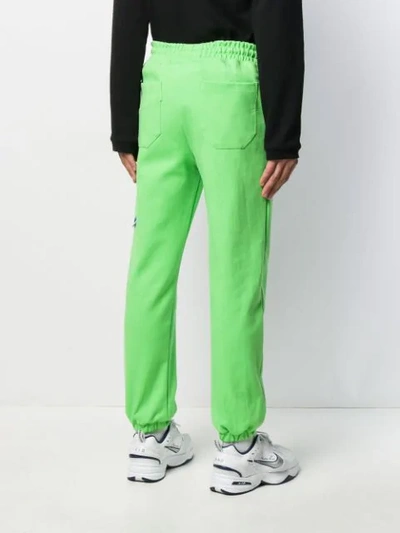 Shop Ader Error Logo Patch Track Trousers In Green