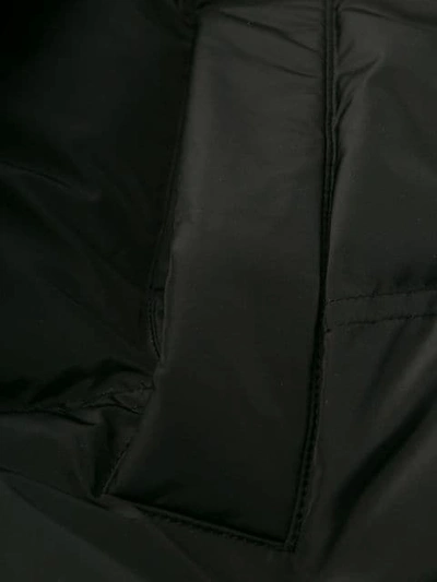 Shop Ader Error Zipped Puffer Jacket In Black