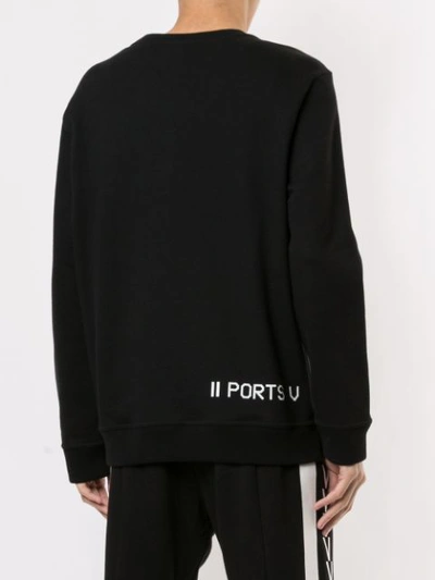 Shop Ports V Lost In Love Print Sweatshirt In Black