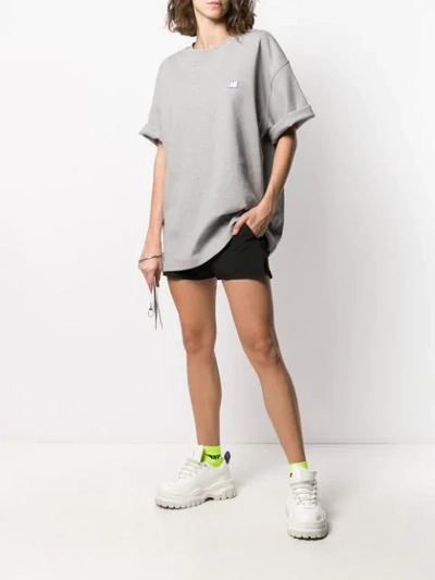 Shop Ader Error Oversized T-shirt In Gray