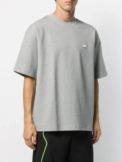 Shop Ader Error Oversized T-shirt In Gray