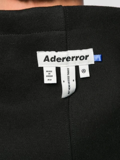 Shop Ader Error Embroidered Logo Hoodie In Black