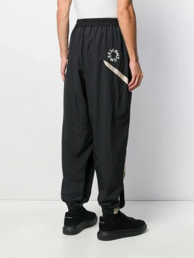 Shop Camper X Bernhard Willhelm Drawstring Trousers In Black