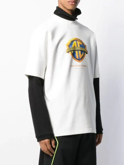Shop Ader Error Oversized Fit T-shirt In White