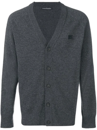 Shop Acne Studios Cardigan Sweater In Grey