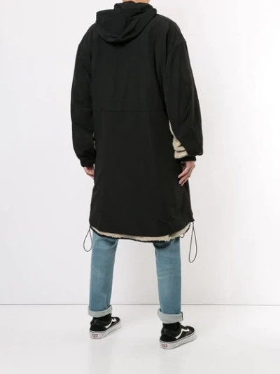Shop Miharayasuhiro Duffle Coat In Black