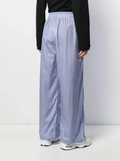 Shop A.a. Spectrum Loose Fit Straight Trousers In Purple
