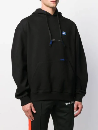 OVERSIZED LOGO PATCH HOODIE