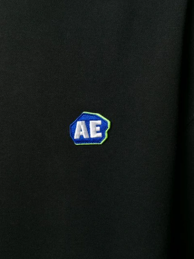 Shop Ader Error Embroidered Logo Sweatshirt In Black
