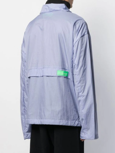 Shop Aa Spectrum Oversized Sports Jacket In Purple