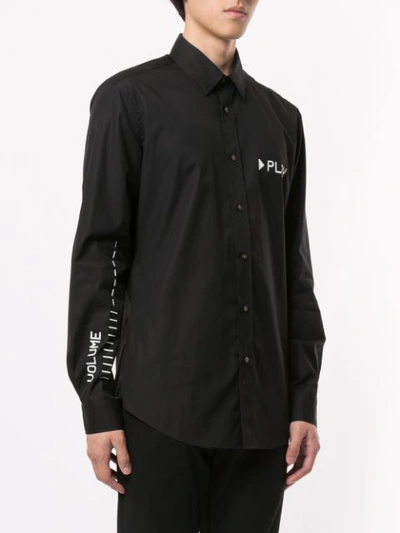 Shop Ports V Play Print Shirt In Black