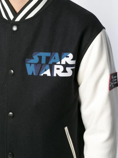Shop Etro Star Wars Bomber Jacket In Black
