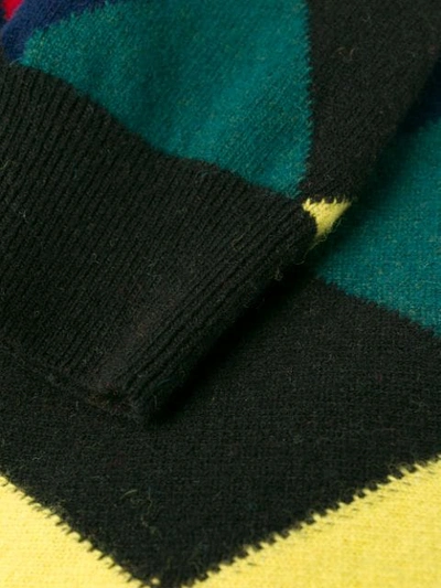 Shop Pringle Of Scotland Reissued Diamond Knit Jumper In Green