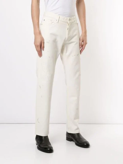 Pre-owned Helmut Lang 1998 Painter Jeans In White