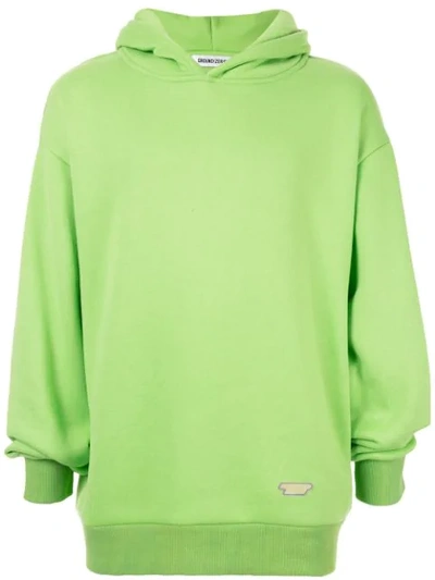 Shop Ground Zero Relaxed Fit Hoodie In Green