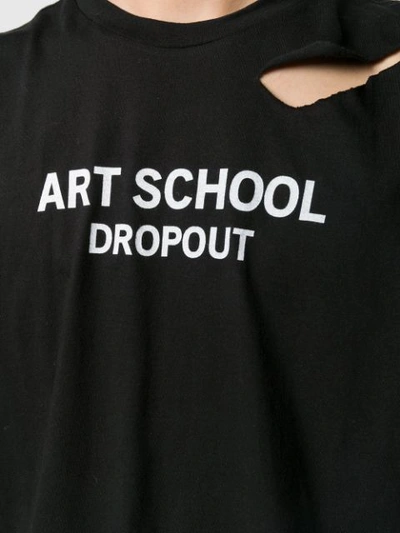 Shop Art School Logo Print Tank Top In Black