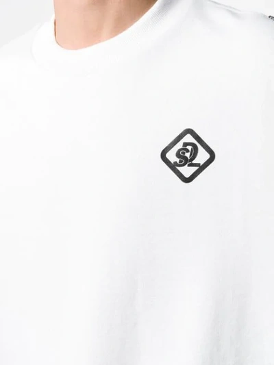 Shop Diesel Sweatshirt Mit Print In White