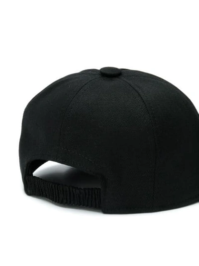 Shop Givenchy Logo Printed Baseball Cap In Black